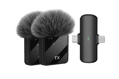 2 en 1 micrófono Semi-Profesional