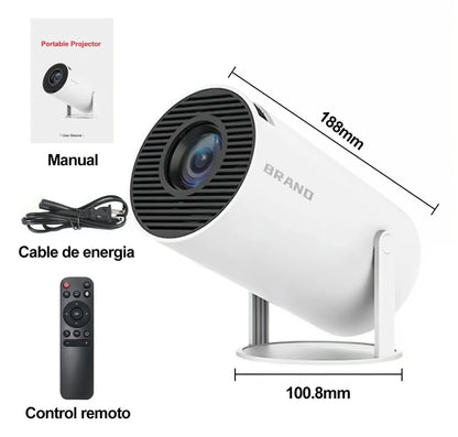 🎬 ¡Super!® - Proyector Profesional HD 4K Con Sistema Android +4,000 apps WiFi Bluetooth ✨📺